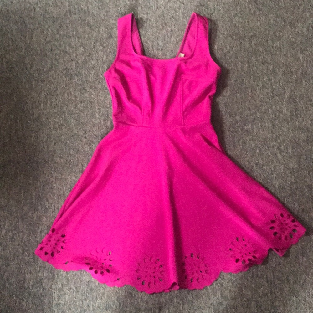 Pink Cutout Dress